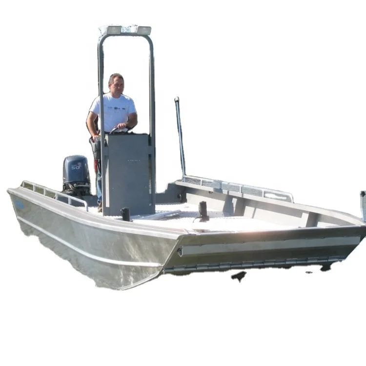 8.50m Center Cabin Aluminum Landing Craft With Strong Crane