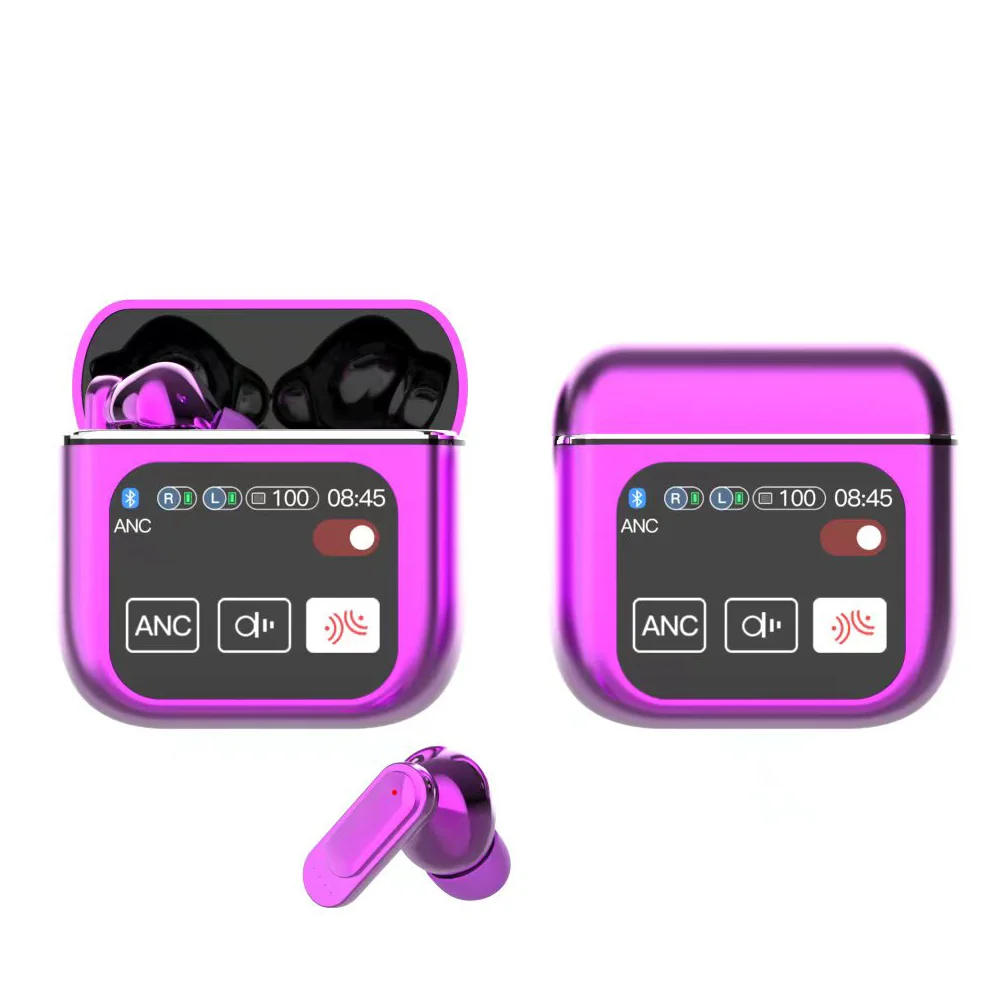 Se-60 Tws Earphones True Wireless Stereo Headset Sports Touch Screen Noise Cancelling Headphones Low Latency Earbuds ANC ENC