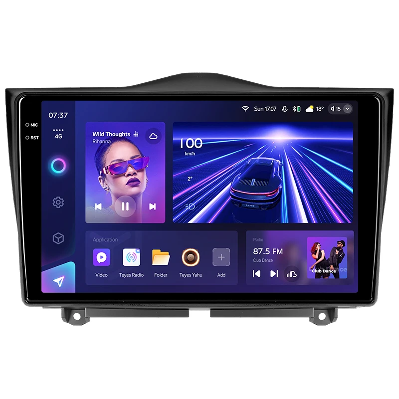 TEYES CC3 2K автомобильный DVD-плеер для LADA Granta 2018-2023 9-дюймовый GPS-навигатор