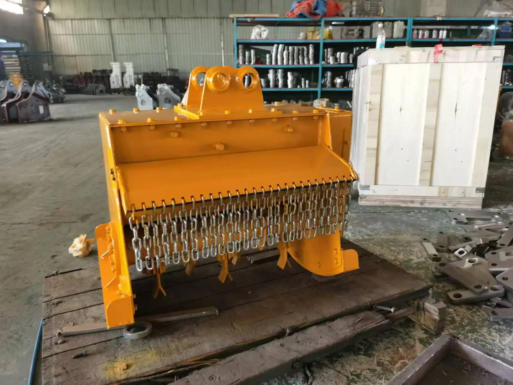 Customized Efficient Construction Machinery Attachments Lawn Beater