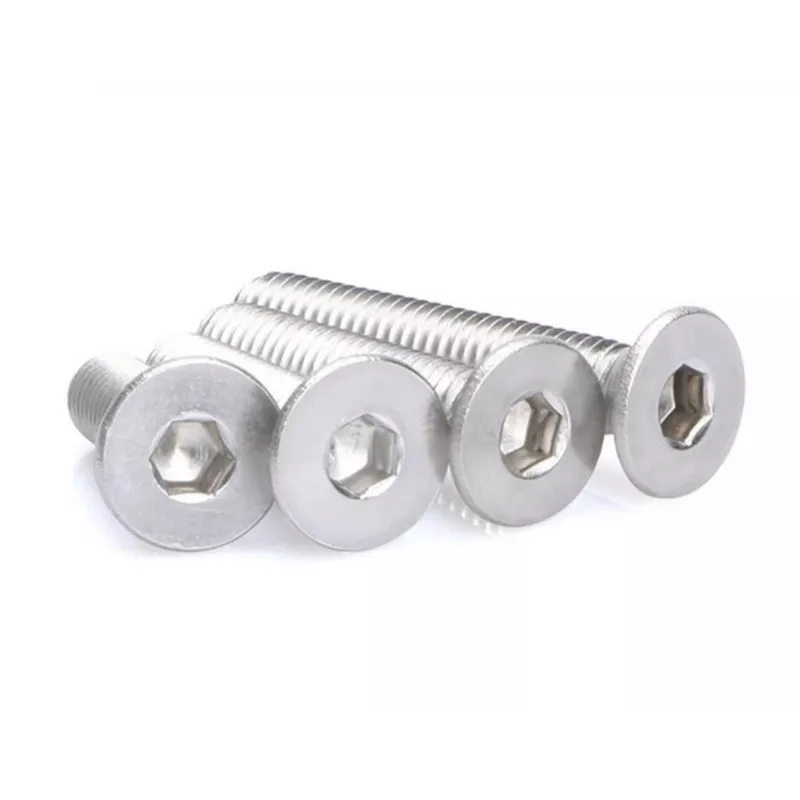 12.9 Class Stainless Steel Bolts Countersunk Head Hex Screws High Strength Screw Flat Socket Head Hexagon Bolt