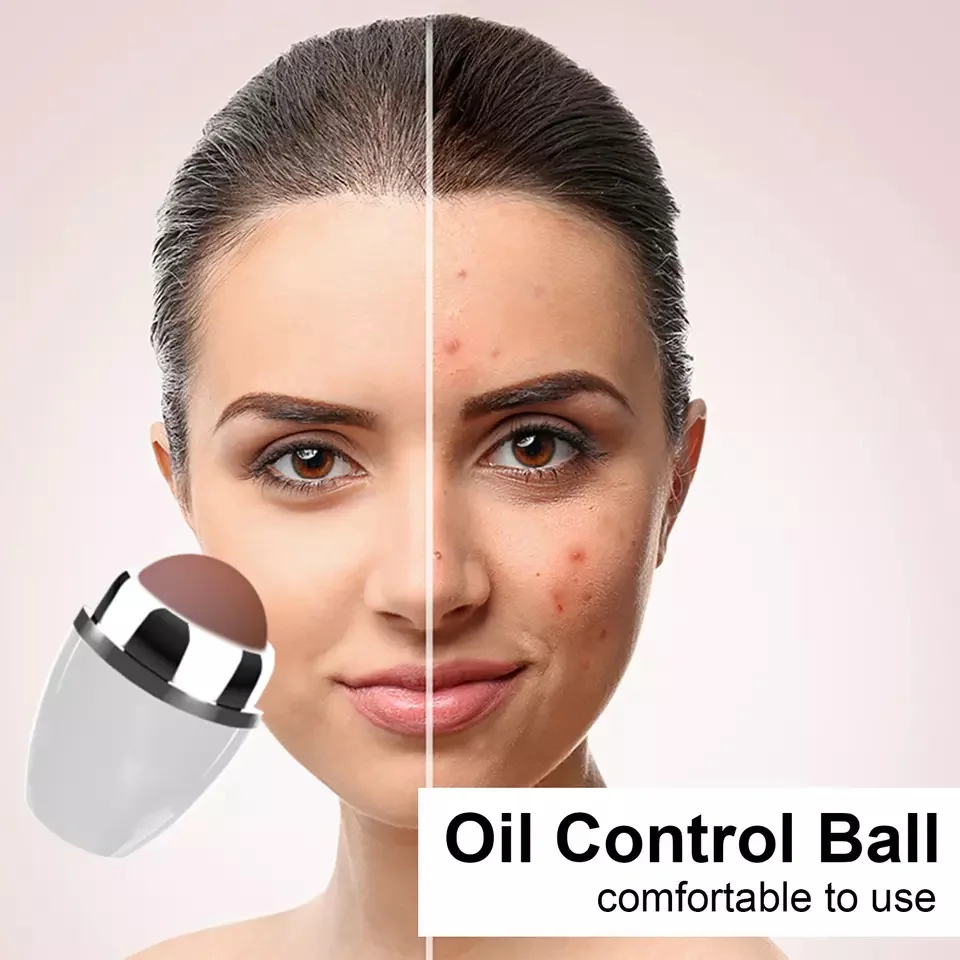 Makeup Skin Care Tool Real Volcanic Stone Oil Control Rolling Roller Mini Oil-Absorbing Roller