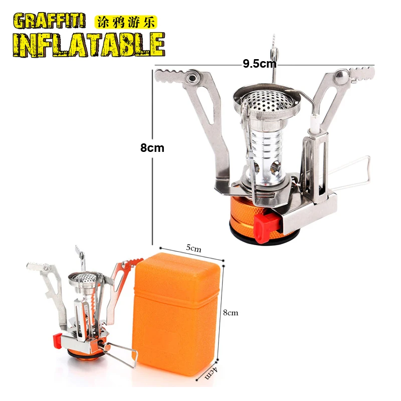 Outdoor burner compact folding portable stove foldable ideal cooker Mini camping gas stove