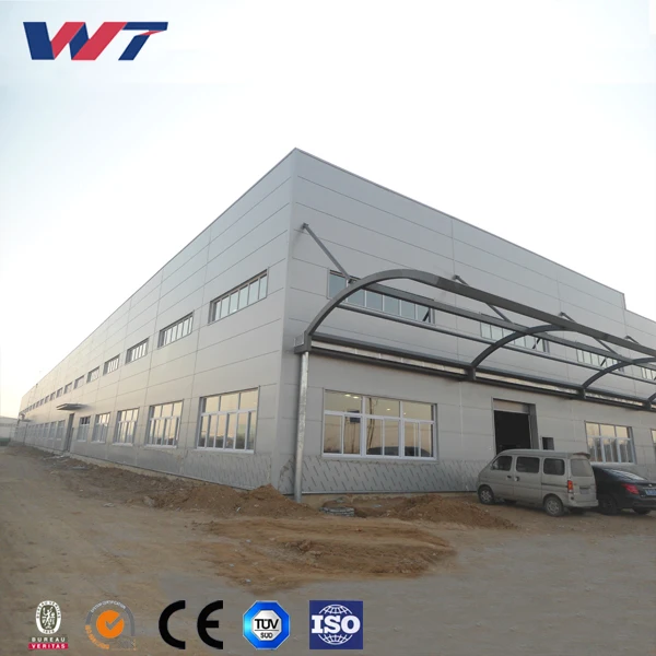 
Cheap Double Slope Galvanized Steel Structure Warehouse 
