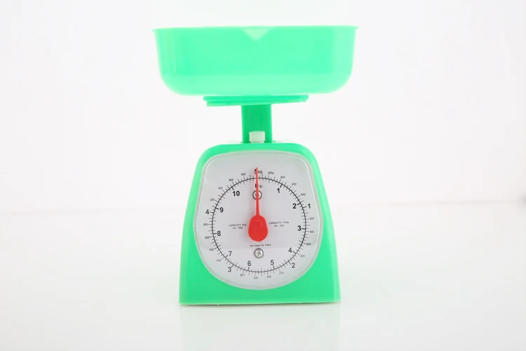 1-5KG ABS Plastic Manual Spring Mechanical Dial Kitchen Scale