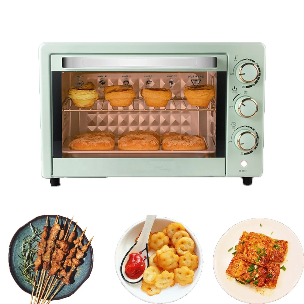 Multi-purpose Home Electric stainless steel Capacity 22L Baking Ovens automatic Breakfast Machine Toaster Oven