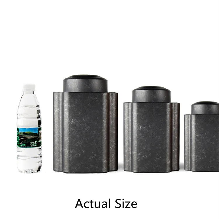 Airtight Round Large Fresh Tea Packaging Tin Decorative 140*140*83 mm Bulk Food Collecting Tin