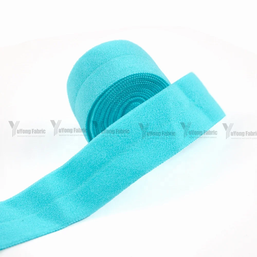 Подгонянная нейлоновая матовая Складная лента на заказ тканая 5/8 16 мм 20 мм сложенная эластичная лента