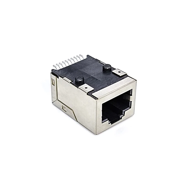 TAB-UP gigabit integrated transformer RJ45 network connector without light with shielding SMT DGKYD