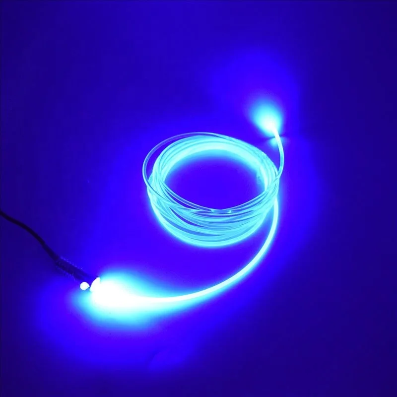 5V USB Light Engine R/G/B/Y/P/Ice blue LED 2W For Car PMMA Fiber Optic Cable Illumination