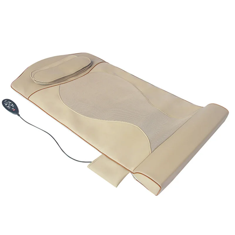 Foldable Topper Full Body Electric Thermal Vibrating Shiatsu Vibration Spa Thai Nuru Massage Mat Mattress With Heat