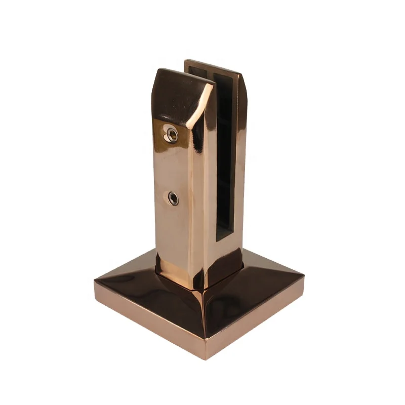 Stainless Spigot clamp Glass Pool Deck Fence Spigots Balustrade Railing Spigot colors Gilt,Golden,Rose gold,black