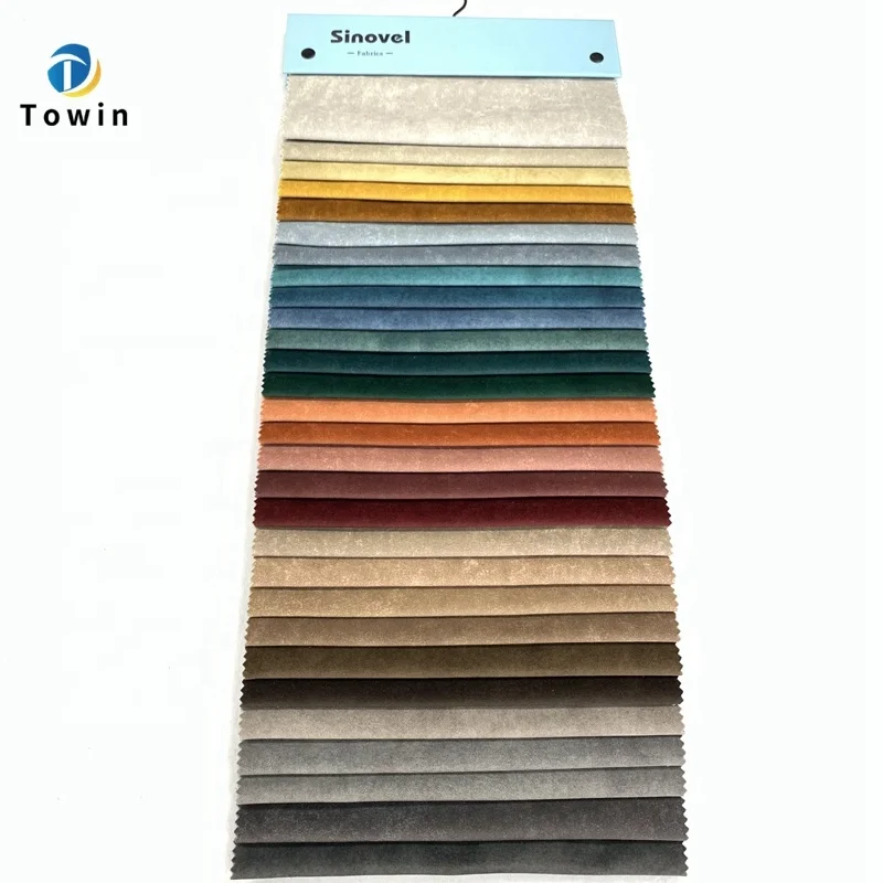 Custom Soft Microfiber Mosha velvet high weight 100% polyester knitted plain velvet sofa fabric for home
