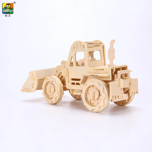 Excavator Toy Vehicle Truck Model Pull Back Metal Construction Truck Bulldozer Toy Wooden DIY boy Birthday party Gift Collection