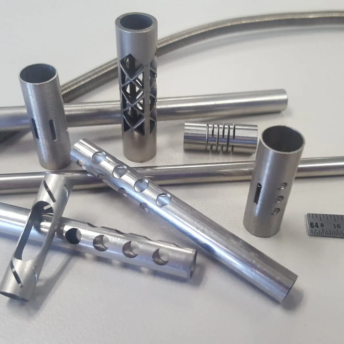 Metal Tube Fabrication Services Ss Aluminum Tube  Cuivre Custom Service  processing CNC OEM
