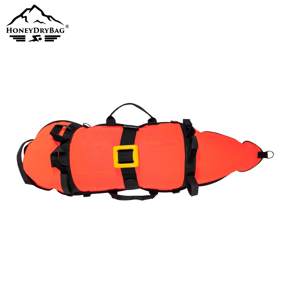 Рыболовный вертушка Из Нейлона 420D, поплавок с надувкой для полости рта и флагом для дайвинга, D-образные кольца из нержавеющей стали, высокая видимость