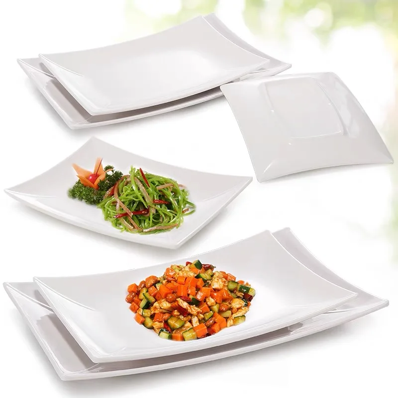 Factory direct sale melamine plates sets dinnerware cheap unbreakable restaurant plate dishes