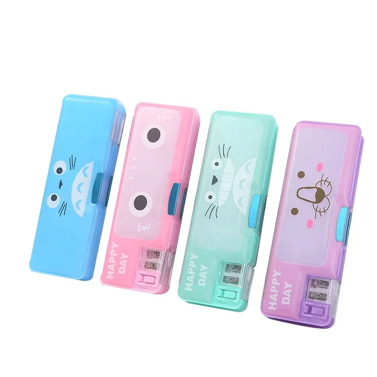 Manufacturer Wholesale High Quality Fashion Design Stationery pvc pencilbox