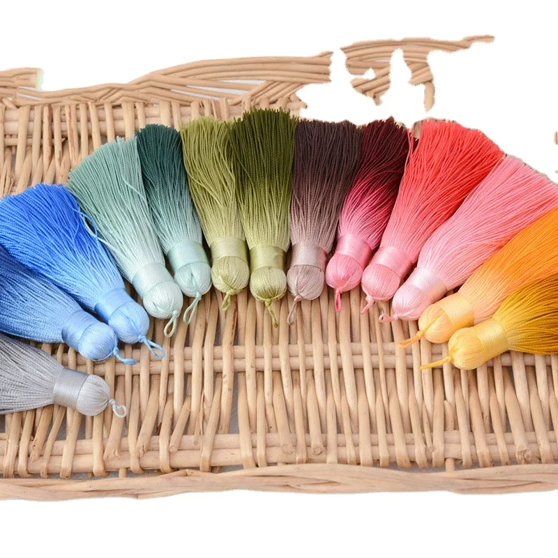 curtain accessories 5 cm nylon gradient small SILK tassel