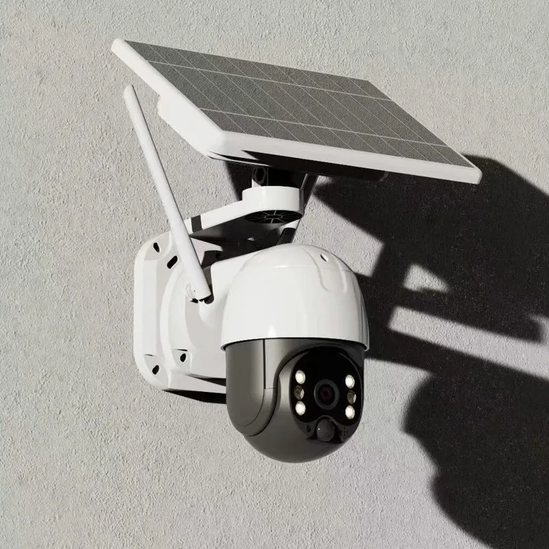 Outdoor PTZ Alarm System HD 1080P Wireless IP Surveillance Security WIFI Surveillance Solar Camera