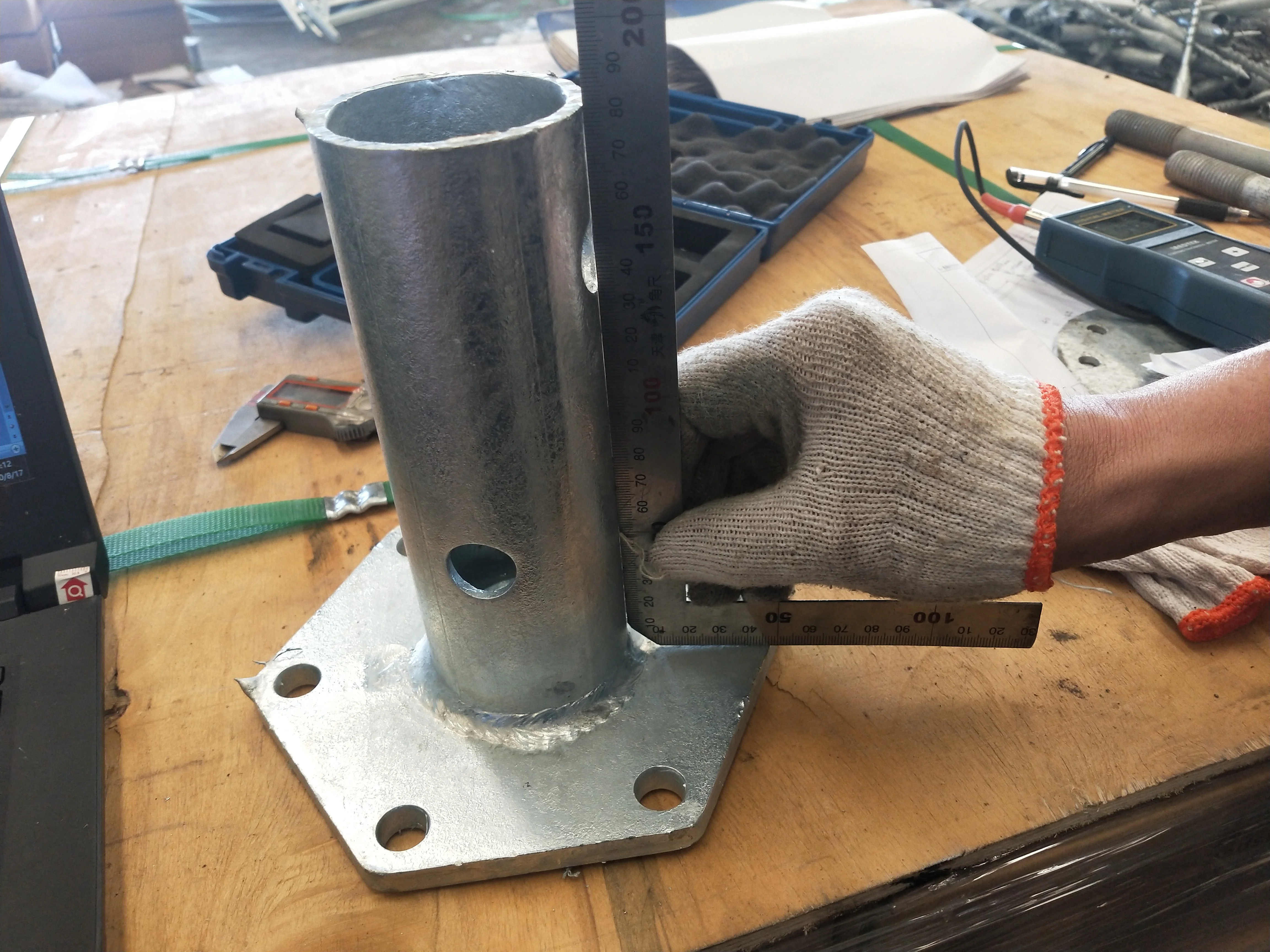 Galvanization tube/pipes inspection service | sewer qc inspection |  3rd party inspection service