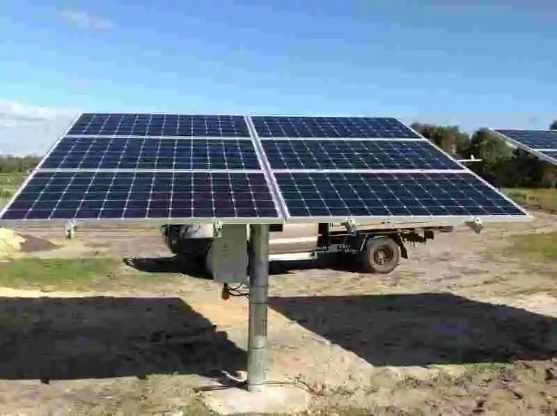 PV Power HDG steel single pole adjustable solar panel mounting brackets