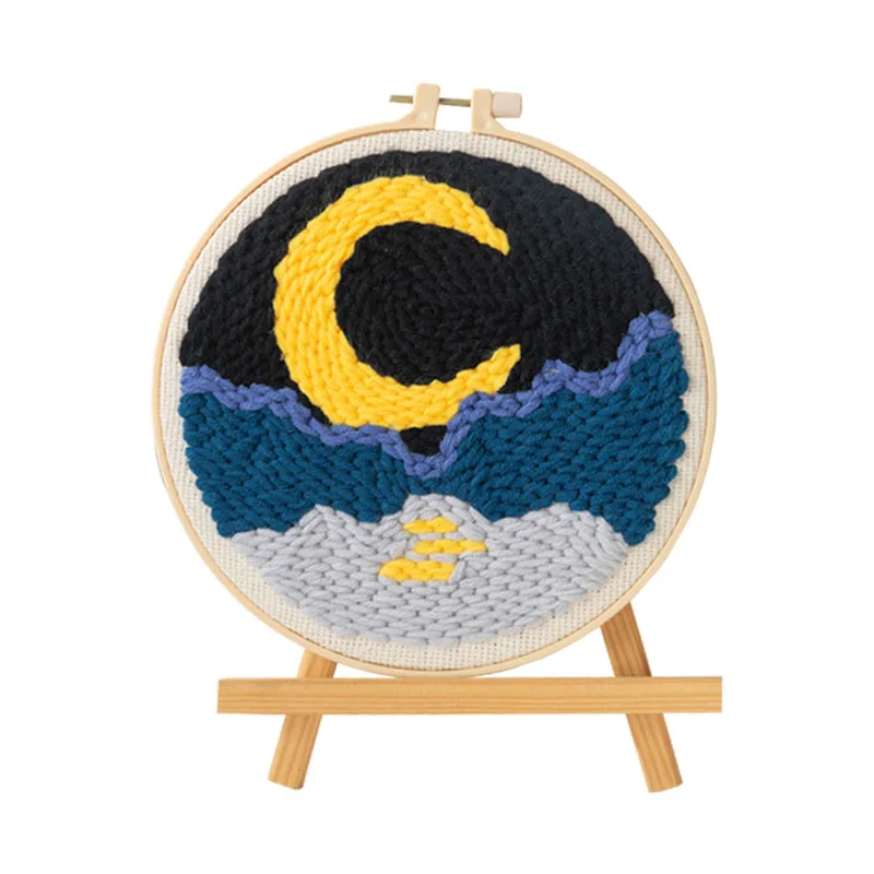 Cartoon Pattern Manual Embroidery Set,Cartoon DIY Embroidery Set