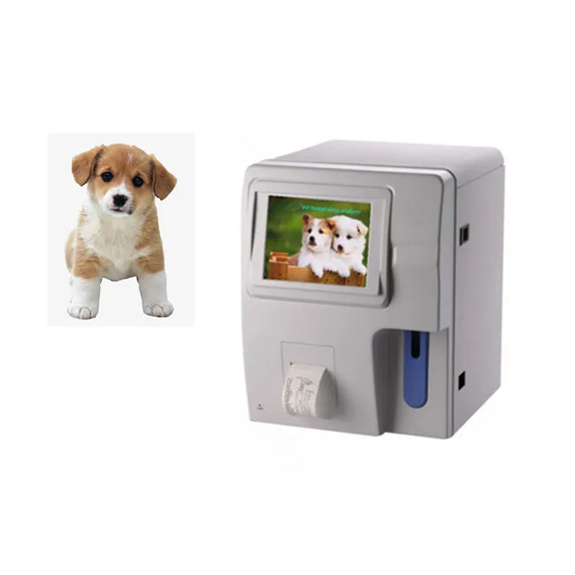 3 Part CBC Blood Test Machine Hematology Analyser Blood Cell Counter Semi Auto Hematology Analyzer for Veterinary