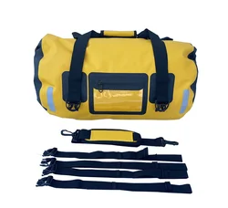 Motorcycle riding bag waterproof rear duffel dry saddle tail helmet bags