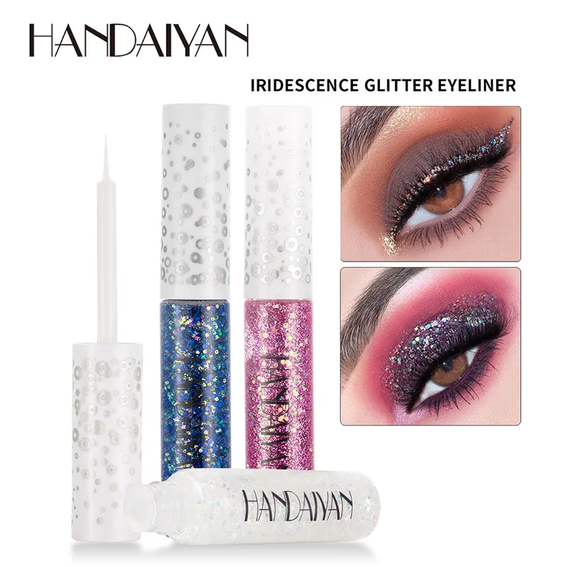 HANDAIYAN Illusion Eyeshadow private label Stage Performance Makeup Dream Shine Sequins Illusion Eyeshadow Eyeliner