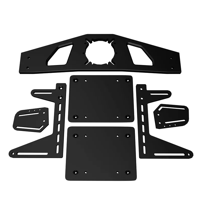 Factory OEM newly design black anodizing aluminum 4080 aluminum extrusion t slot sim racing rig