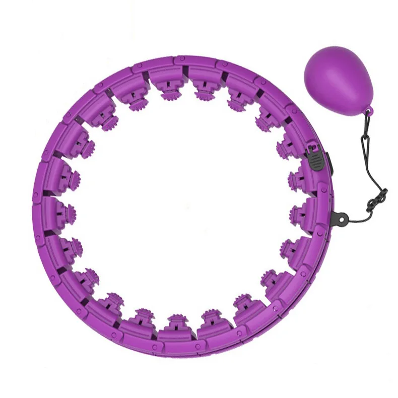 Smart fitness weighted hula ring