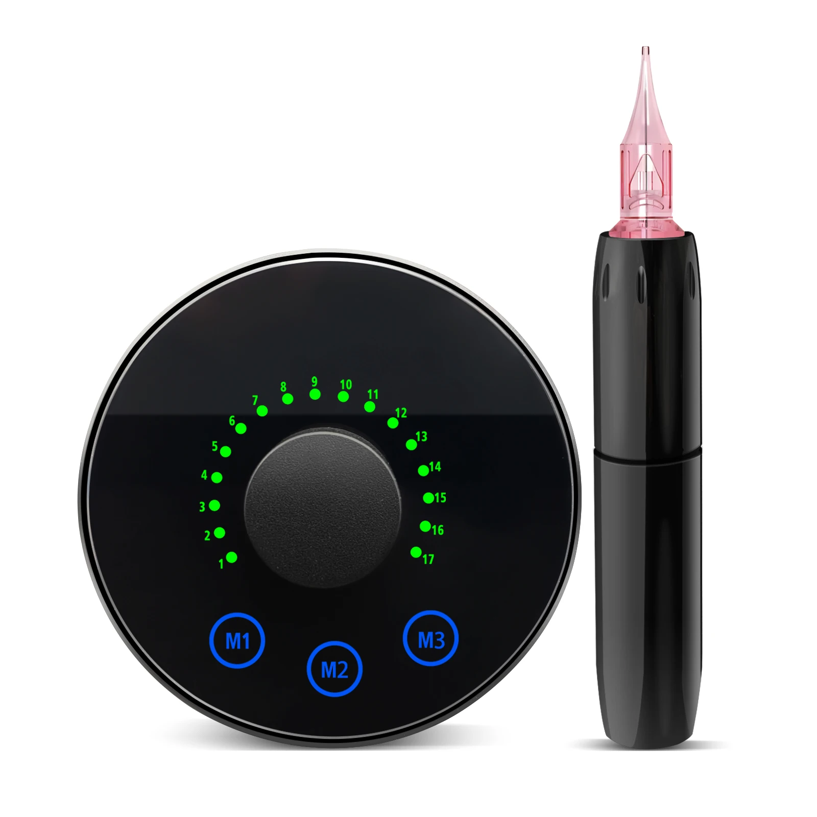 Private logo Mini Elf PMU Machine 2.5mm Strokes Length Smart Display Powerful Motor+Tattoo Gun For Lip blushing flutter brows