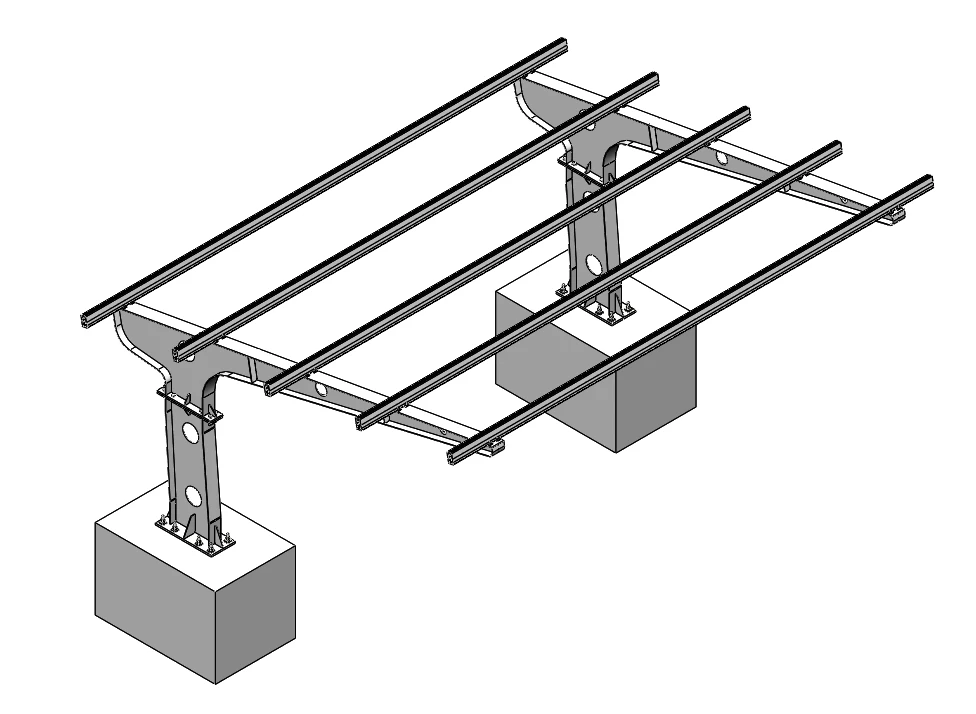 Стальная водонепроницаемая система монтажа на солнечной батарее