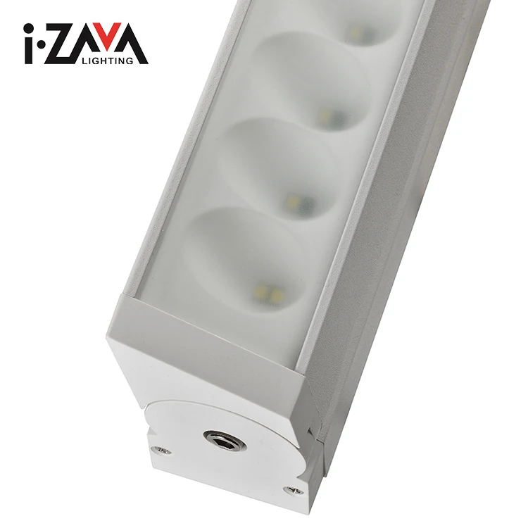 China Anti Glare Aluminum Supermarket Office Ceiling Hanging 100CM 64W SMD LED Linear Lamp