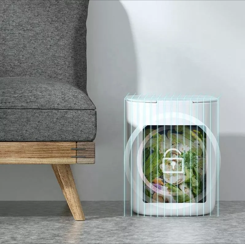 16L intelligent waste basket electric induction touchless dustbin automatic with sensor garbage bin smart trash can