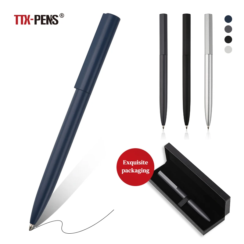 0.5 0.7 1.0mm Removable Ball Pen Wholesale Luxury Quality Metal Ballpoint With Custom Logo Point Pens Manufacturer