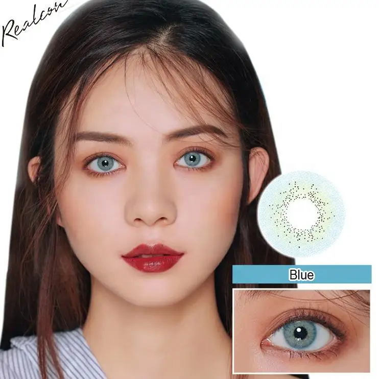 Realcon fancy look  natural colored contacts lens hot selling  ocean contact lenses factory price contact lenses