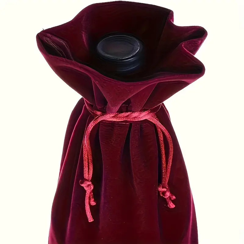 Linen Wine Bags Rustic Twine Closure Red Wine Bottle Pouches Party Supplies Home Kitchen Decor No Power Required