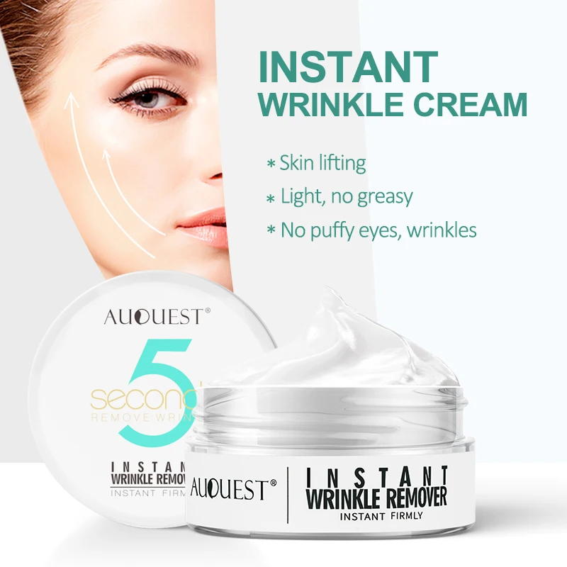 Korean Skin Care Wholesale 5 Seconds Instant Wrinkle Remover Hyaluronic Acid Anti Aging Face Cream