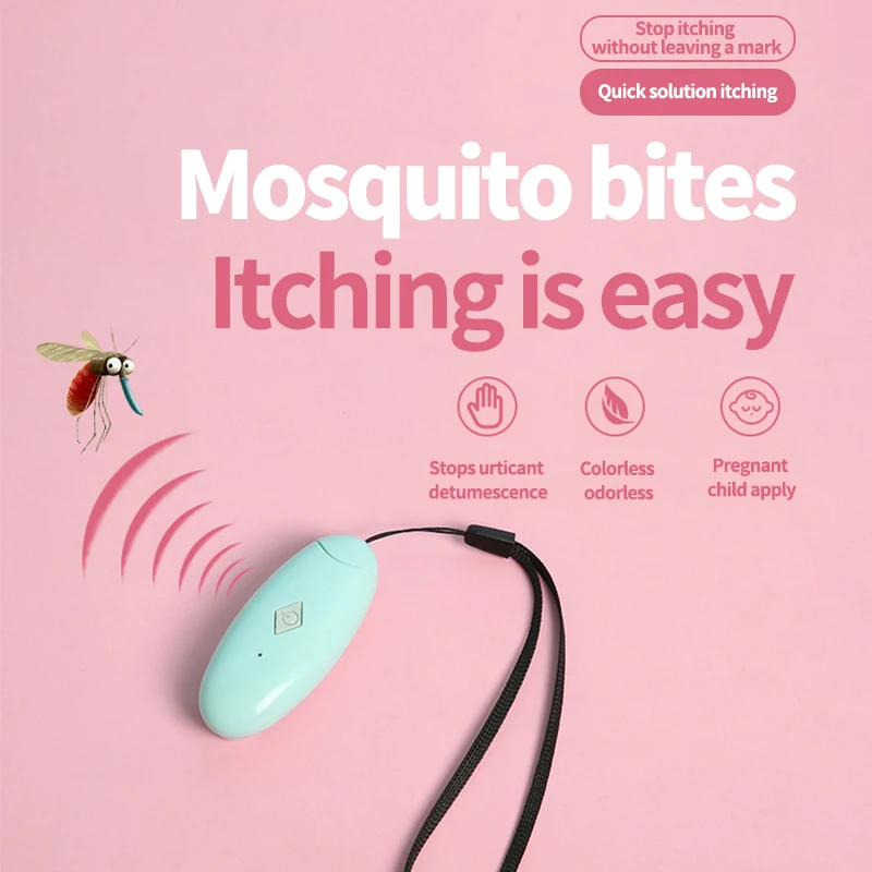 anti itching mosquito insect bite remover healer powered by mobile phone