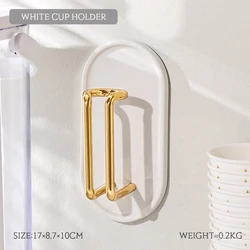 OSBORN Paper Cup Holder Disposable Cup Anti-dust Storage Rack Home Kitchen Water Dispenser Cup Holder Dispenser