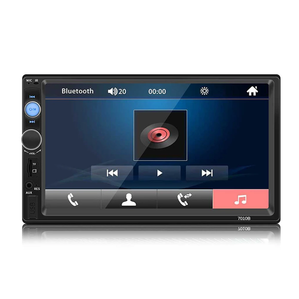 Wholesale Cheapest 7inch Touch Screen BT Car Media Player USB Plug-In Card Car Radio FM With Camera Hands-Free Calling
