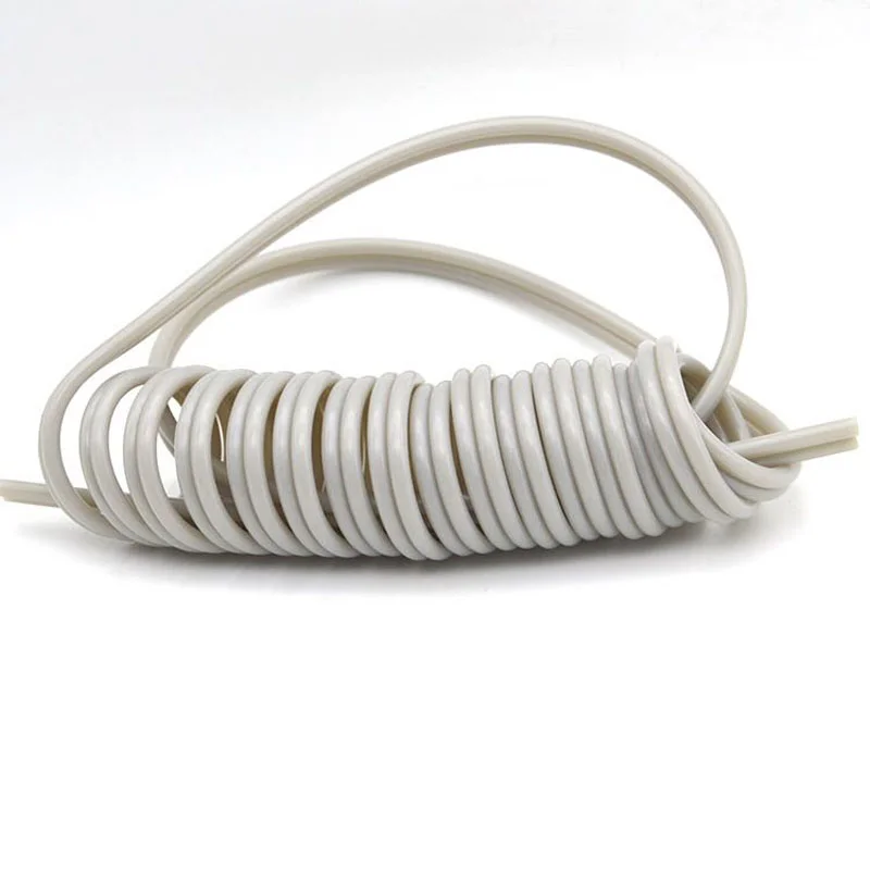 Стоматологическая спиральная трубка, композитная трубка с 2 отверстиями, стоматологический наконечник без разъема, силиконовая спиральная трубка, стоматологические материалы