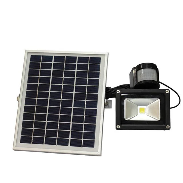 Factory wholesale IP65 motion sensor led flood light 10W 20W 30W 50W outdoor motion sensor solar flood light