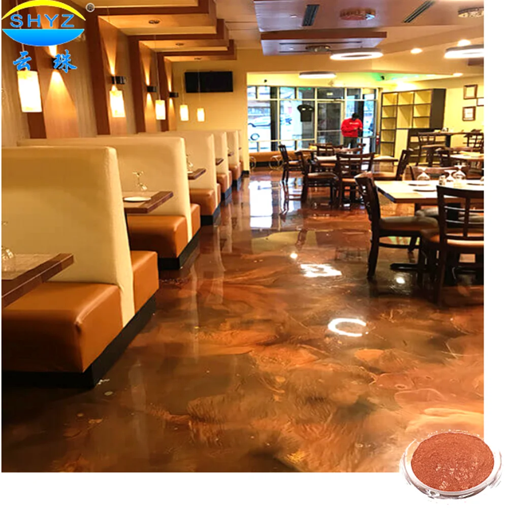 Shanghai metallic effect mica pearl pigments for epoxy resin floor