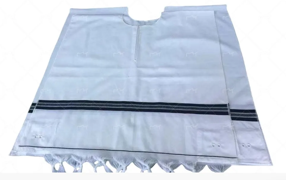 Light Weight Cotton Tzitzits Jewish Tallits Religious Jewish Mitzvah Clothing Prayer Shawl Polyester Cotton Wool Mesh