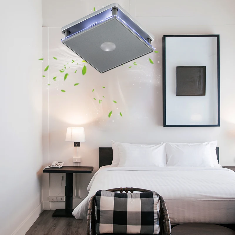 Factory Sale Stylish Look Decorative Panel  Extractor Fan Automatic Square Exhaust Fan For Bathroom