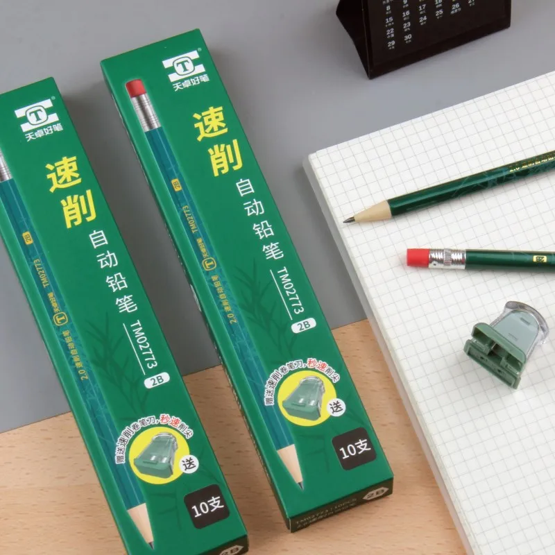 Wholesale Cheap School Office Supplies Smooth Mechanical Pencil 2.0mm HB Standard Pencil