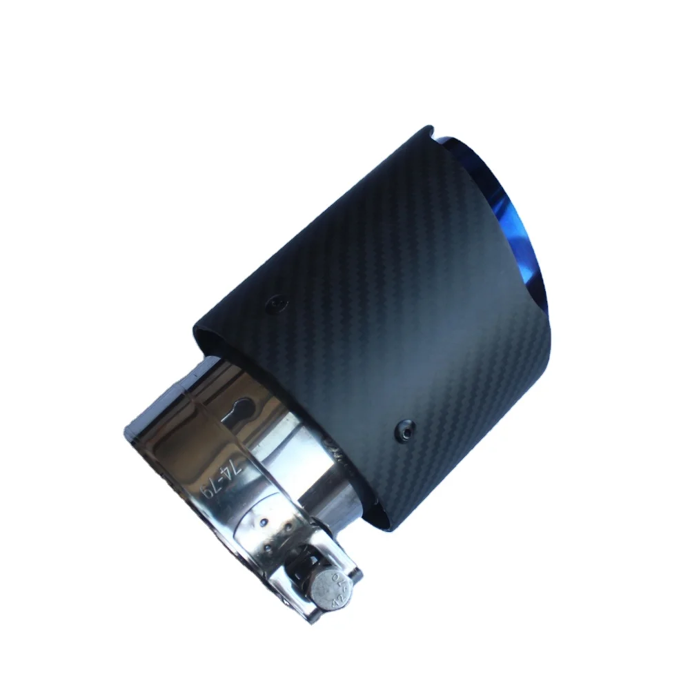 
High Performance Carbon Fiber exhaust Pipe Cover for Car BMW HONDA DODGE FORD TOYOTA FORD 